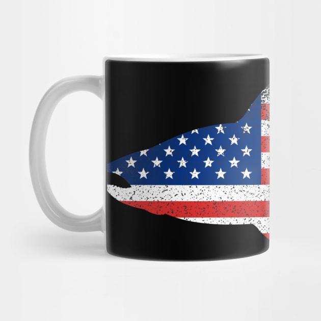 Fish with American Flag by Calisi